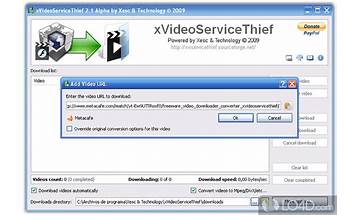xVideoServiceThief for Windows - Download it from Habererciyes for free